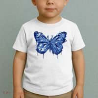 Butterfly Ink Dripping Toddler T-Shirt thumb 2
