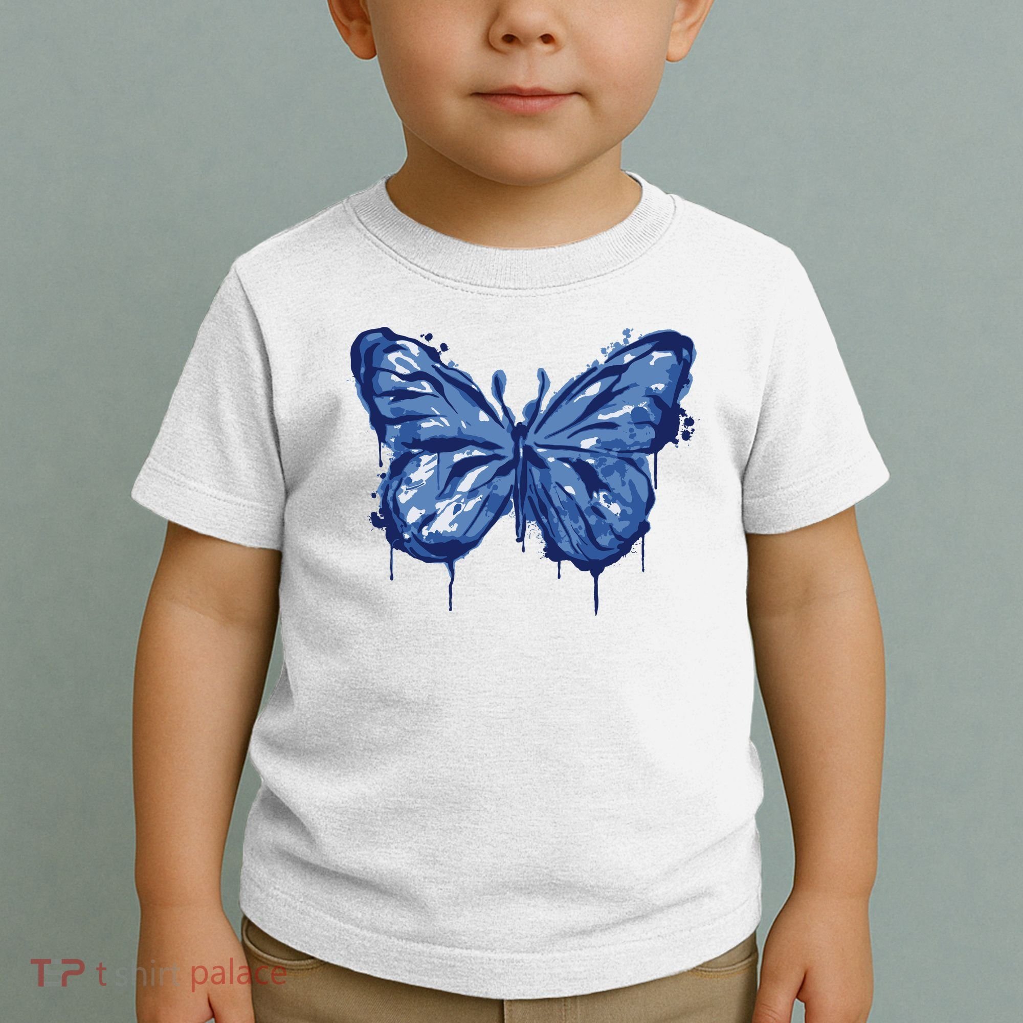 Butterfly Ink Dripping Toddler T-Shirt