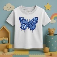 Butterfly Ink Dripping Toddler T-Shirt thumb 3
