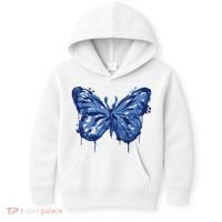 Butterfly Ink Dripping Kids Hoodie thumb 0