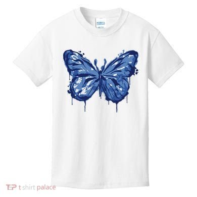Butterfly Ink Dripping Kids T-Shirt