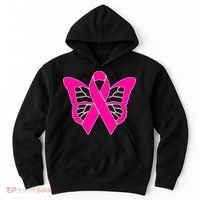 Butterfly Ribbon Breast Cancer Hoodie thumb 0