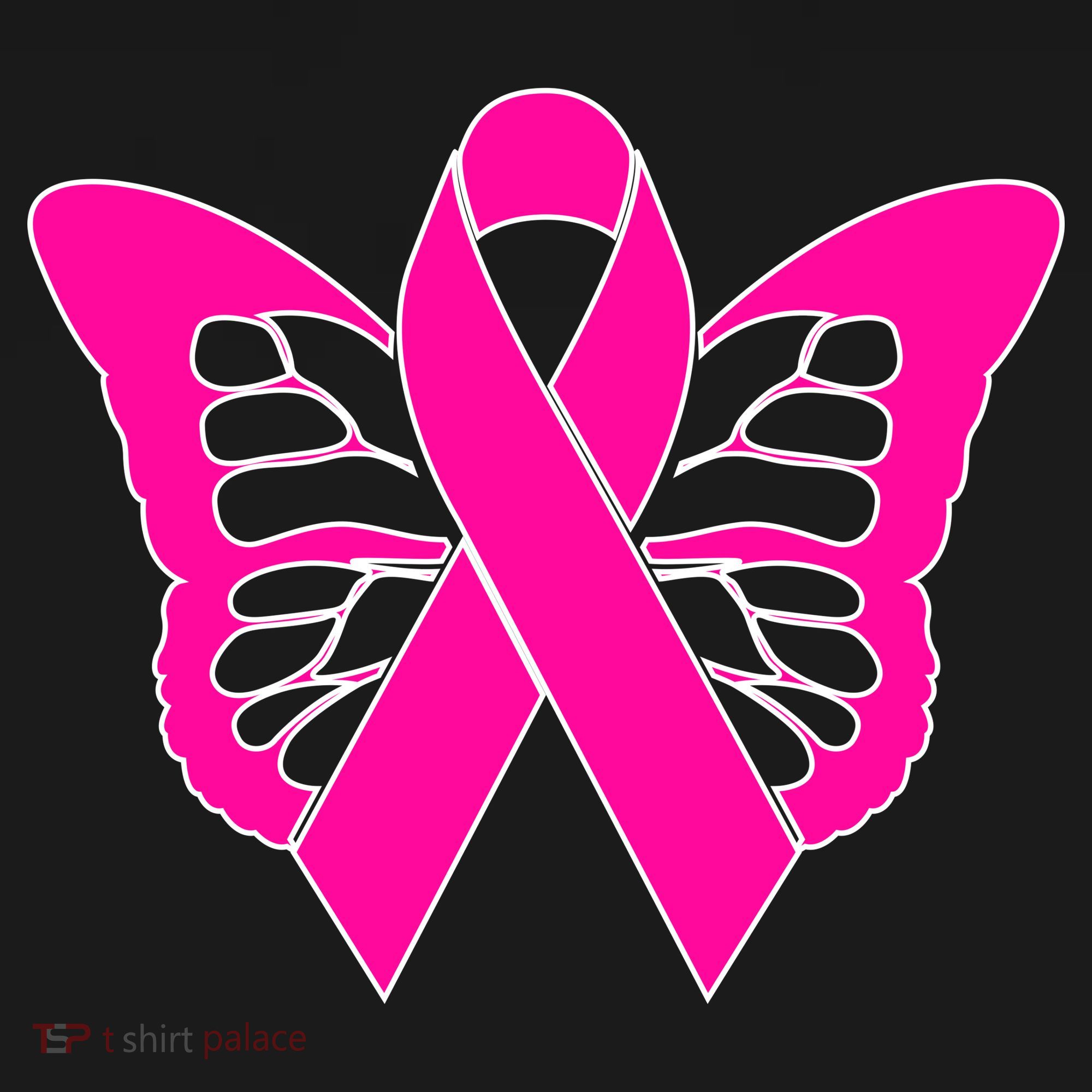 Butterfly Ribbon Breast Cancer Pajama Set