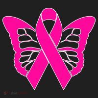 Butterfly Ribbon Breast Cancer Hat thumb 2