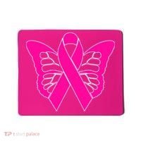 Butterfly Ribbon Breast Cancer Mousepad thumb 0