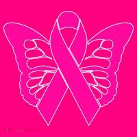 Butterfly Ribbon Breast Cancer Kids Hoodie thumb 5