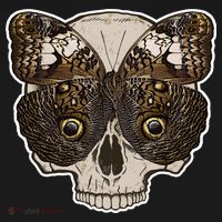 Butterfly Skull Moth Doggie Tank thumb 4