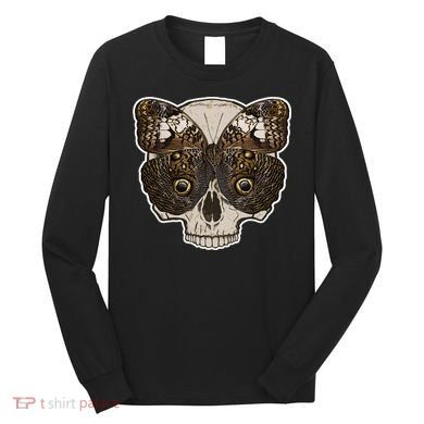 Butterfly Skull Moth Long Sleeve Shirt