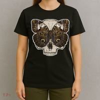 Butterfly Skull Moth T-Shirt thumb 4