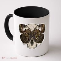 Butterfly Skull Moth Coffee Mug thumb 0