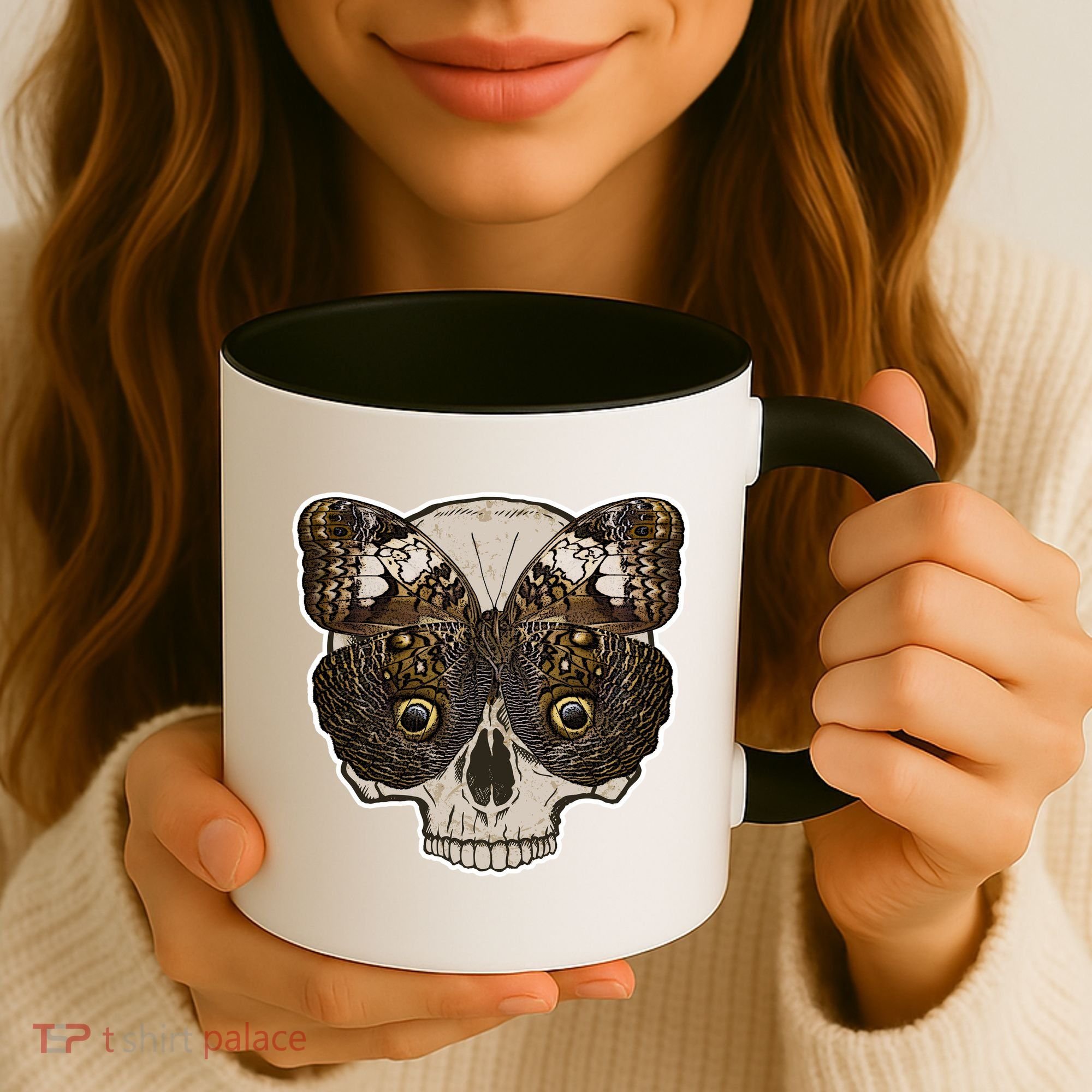Butterfly Skull Moth Coffee Mug
