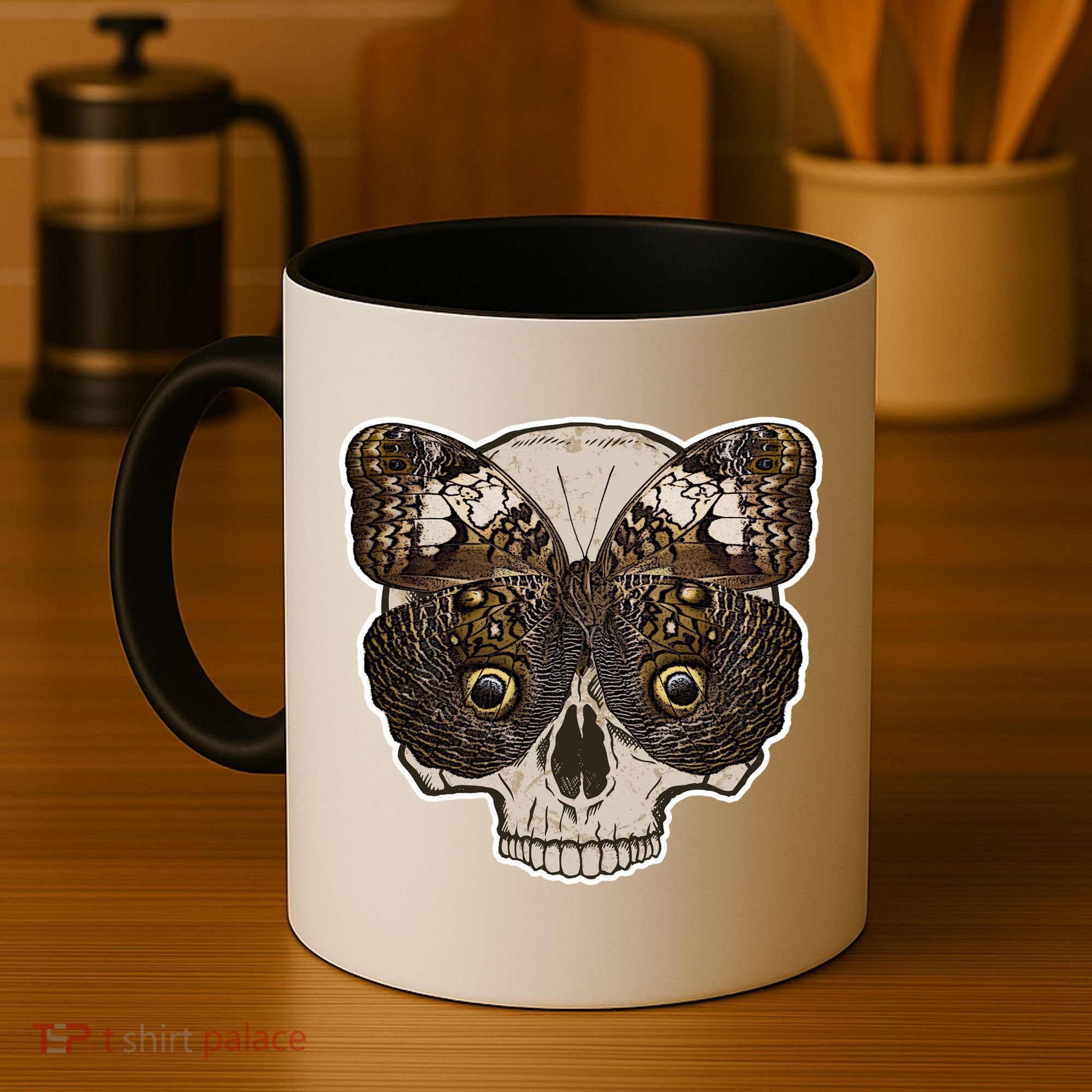 Butterfly Skull Moth Coffee Mug