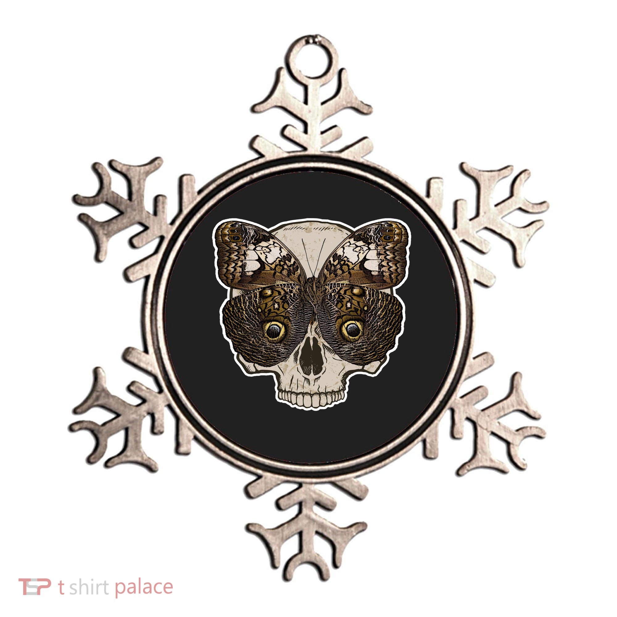 Butterfly Skull Moth Ornament