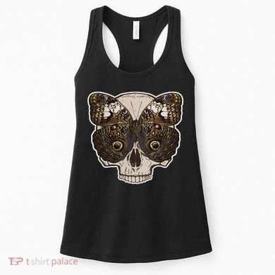 Butterfly Skull Moth Women's Tank Top