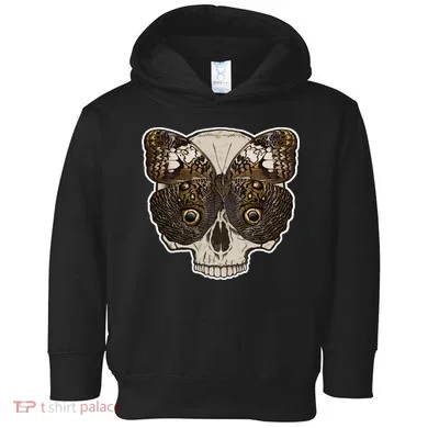 Butterfly Skull Moth Toddler Hoodie