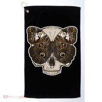 Butterfly Skull Moth Golf Towel thumb 0