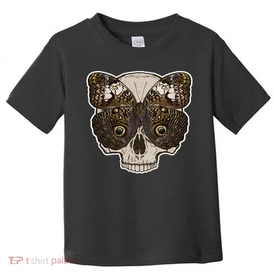 Butterfly Skull Moth Toddler T-Shirt