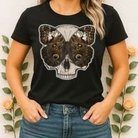 Butterfly Skull Moth Women's T-Shirt thumb 2