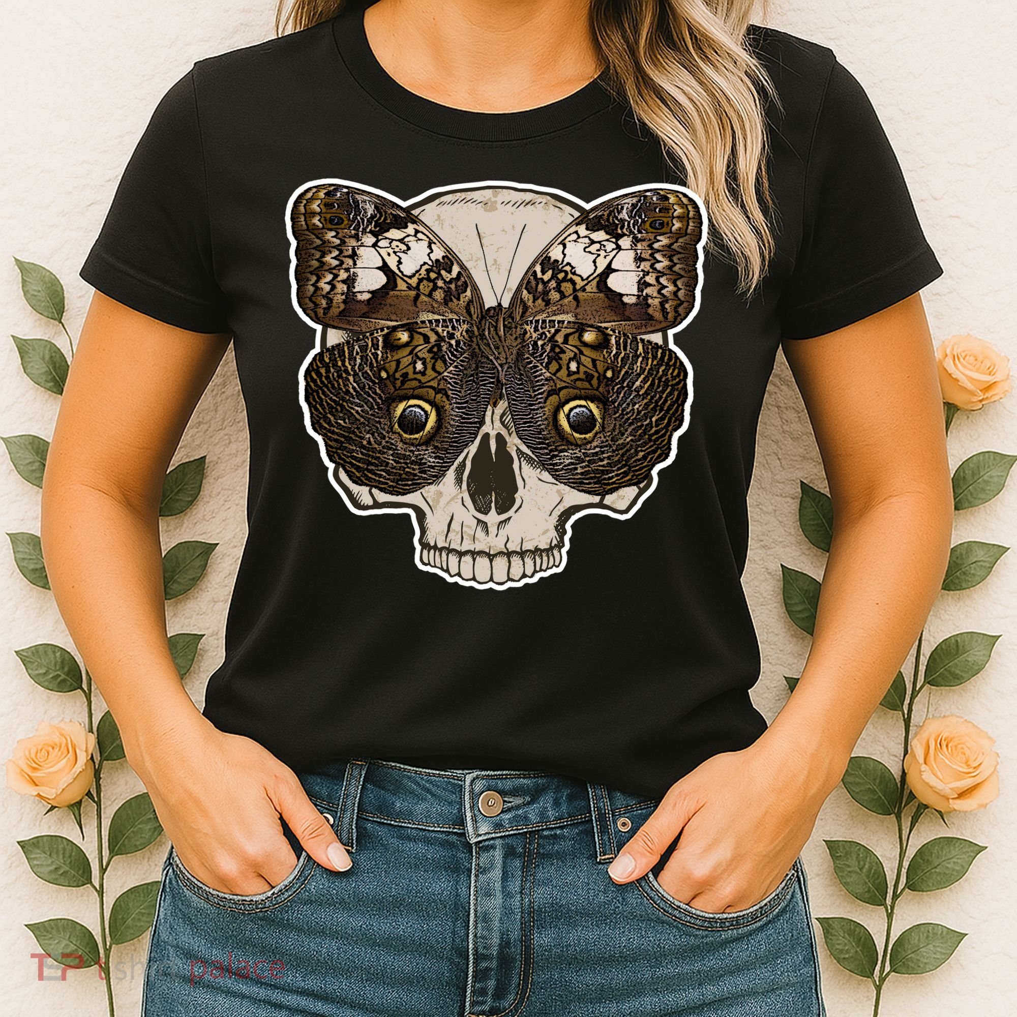 Butterfly Skull Moth Women's T-Shirt