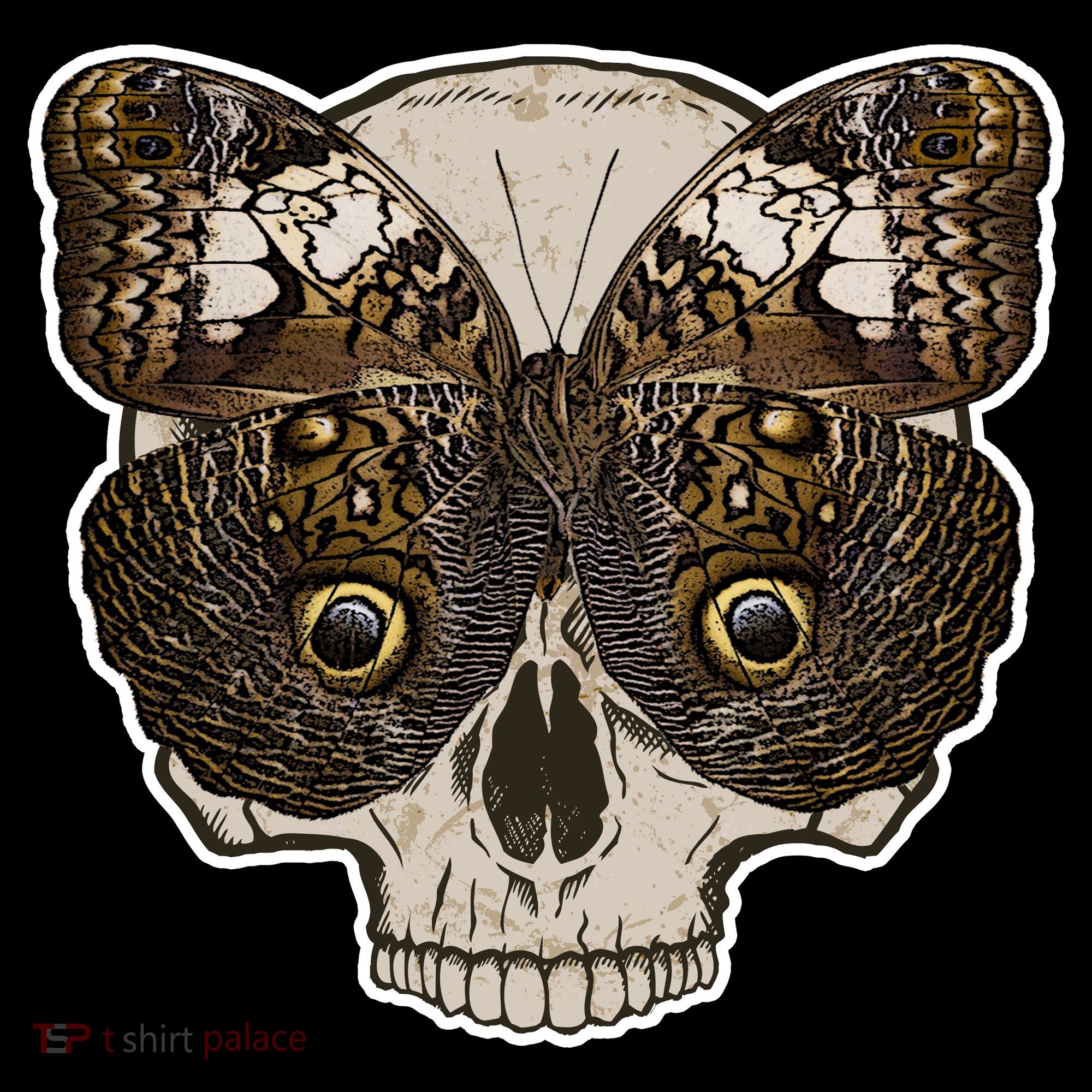 Butterfly Skull Moth Kids Sweatshirt