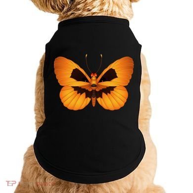 Butterfly With Face Halloween Pumpkin Doggie Tank