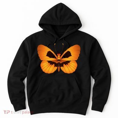 Butterfly With Face Halloween Pumpkin Hoodie