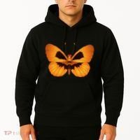 Butterfly With Face Halloween Pumpkin Hoodie thumb 2