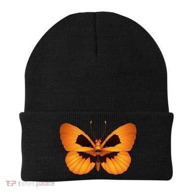 Butterfly With Face Halloween Pumpkin Beanie
