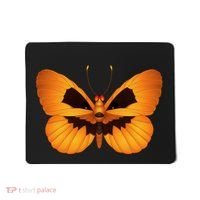 Butterfly With Face Halloween Pumpkin Mousepad thumb 0