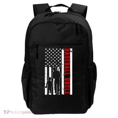 Baseball Uncle USA Flag Backpack