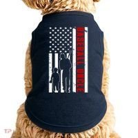Baseball Uncle USA Flag Doggie Tank thumb 0