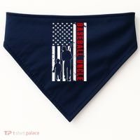 Baseball Uncle USA Flag USA-Made Doggie Bandana thumb 0