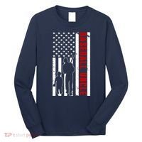 Baseball Uncle USA Flag Long Sleeve Shirt thumb 0