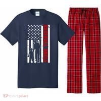 Baseball Uncle USA Flag Pajama Set thumb 0