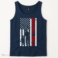 Baseball Uncle USA Flag Tank Top thumb 2