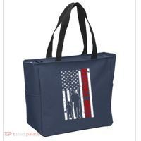 Baseball Uncle USA Flag Tote Bag thumb 2