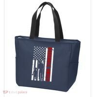 Baseball Uncle USA Flag Tote Bag thumb 3