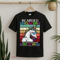 Bearded Unclecorn Uncle Unicorn  Funny T-Shirt thumb 2