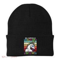 Bearded Unclecorn Uncle Unicorn  Funny Beanie thumb 0