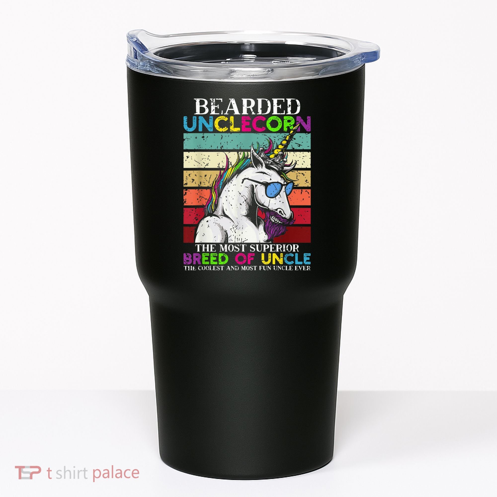 Bearded Unclecorn Uncle Unicorn  Funny Tumbler