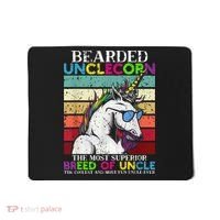 Bearded Unclecorn Uncle Unicorn  Funny Mousepad thumb 0