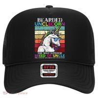 Bearded Unclecorn Uncle Unicorn  Funny Hat thumb 0