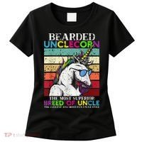 Bearded Unclecorn Uncle Unicorn  Funny Women's T-Shirt thumb 0