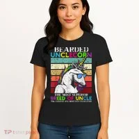 Bearded Unclecorn Uncle Unicorn  Funny Women's T-Shirt thumb 4
