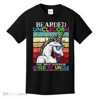 Bearded Unclecorn Uncle Unicorn  Funny Kids T-Shirt thumb 0
