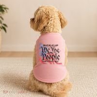 Buckle Up We The People Are In For A Ride Doggie Tank thumb 2