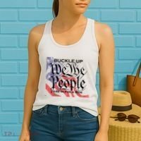 Buckle Up We The People Are In For A Ride Women's Tank Top thumb 2