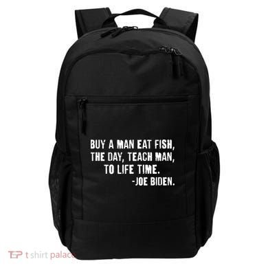 Buy A Man Eat Fish Joe Biden  Backpack
