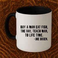 Buy A Man Eat Fish Joe Biden  Coffee Mug thumb 2