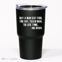 Buy A Man Eat Fish Joe Biden  Tumbler thumb 0